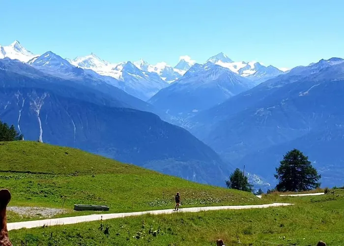 Sunny 2 Br W Large Terrace, Stunning Views&pool Appartement Crans-Montana